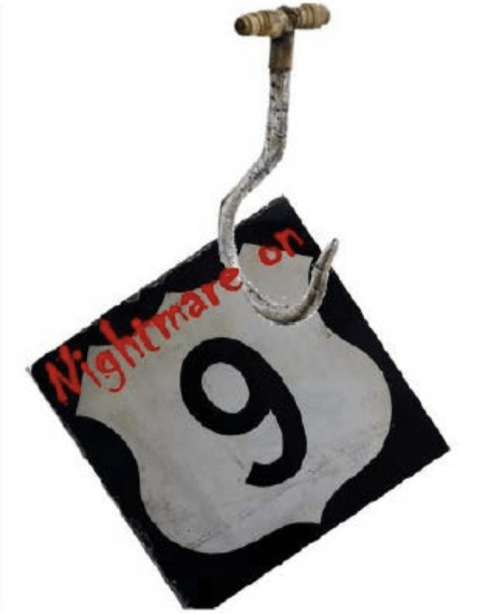 NIGHTMARE ON 9 Hook Logo