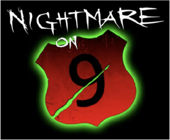 NIGHTMARE ON 9 Red Logo