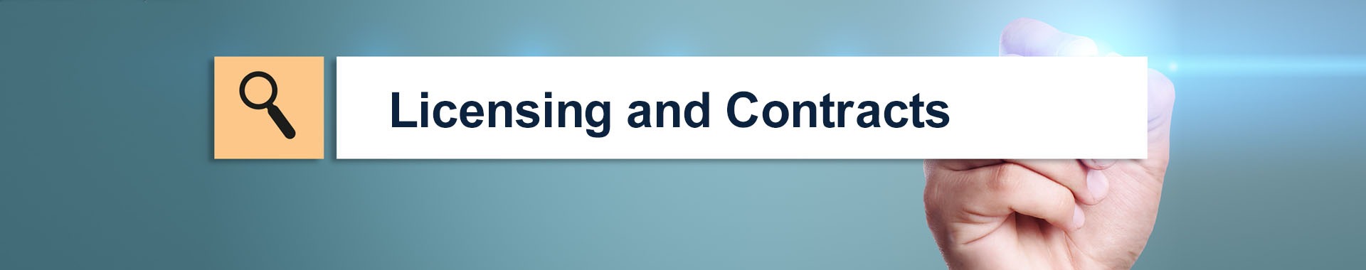 licensing Licensing and Contracts Header